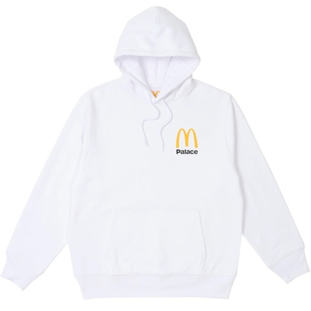 Palace McDonald's Logo White Hoodie