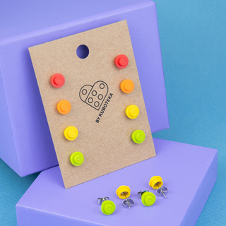 Набор сережек - "Яркая палитра"