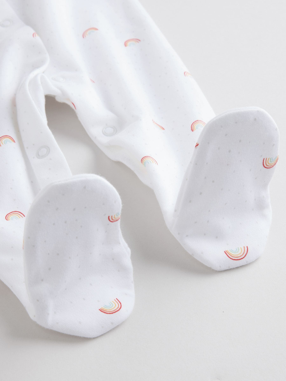 Комбинезон / Cлип для малышей Next AW3-256, 7 шт., Белый