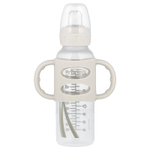 Dr. Brown's, Бутылочка с носиком Sippy, для детей старше 6 месяцев, серая, 250 мл (8 унций)