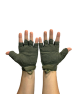 Перчатки Без пальцев, Олива