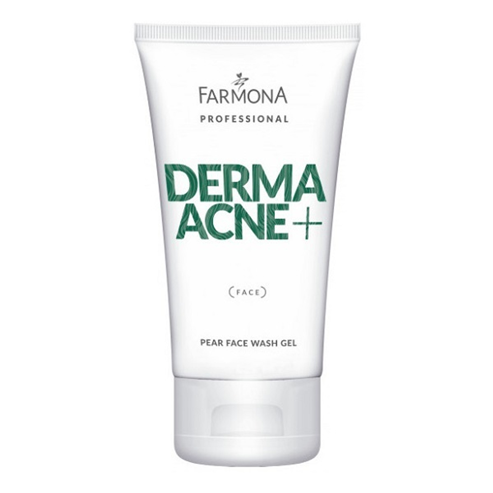 Грушовый гель для умывания с содержанием AHA кислот Farmona Professional Dermaacne+ Pear face wash gel 150мл