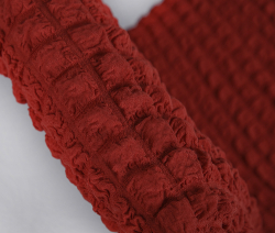 Чехол на стул без оборки со спинкой, цвет Терракот, Набор 4 шт.