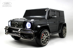 Детский электромобиль RiverToys Mercedes-AMG G63 4WD (S307) черный глянец
