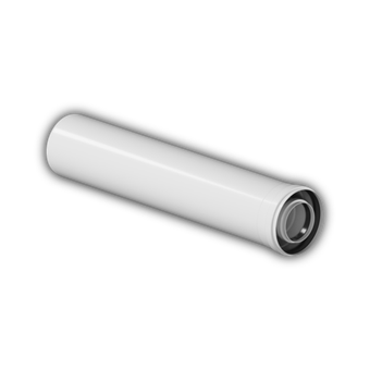 Удлинитель дымохода конденсационный коаксиальный D60/100 L500мм