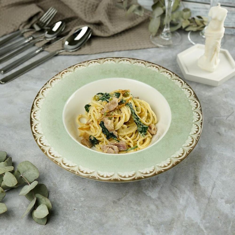 Тарелка глубокая 400 мл d 25 см для пасты, для супа Rome By Bone Innovation [6]