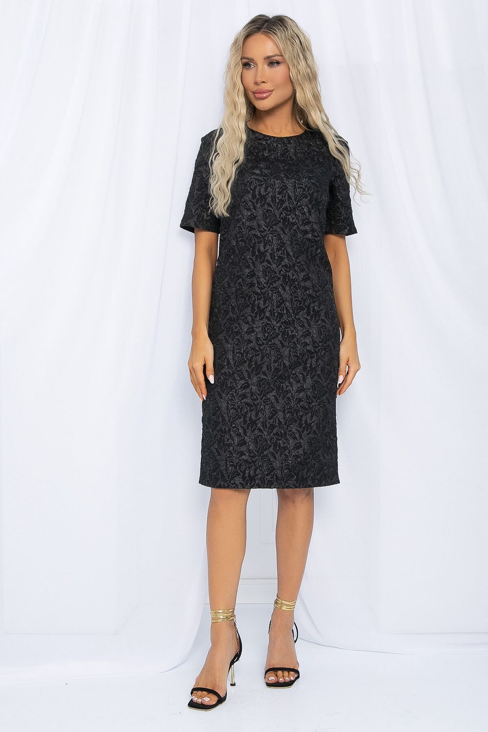 Платье Ангелина (черное) П12973-8М LT Collection