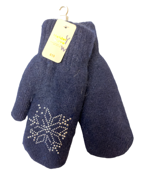 Варежки. Унисекс. Материал верха: Шерсть-текстиль. Подклад: Махровые. Очень Толстые. 12 шт в упаковке, разные цвета.