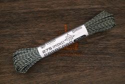 Паракорд 275 светоотражающий "Army green ref", 1 метр