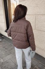 Куртка демисезонная с манишкой из трикотажа