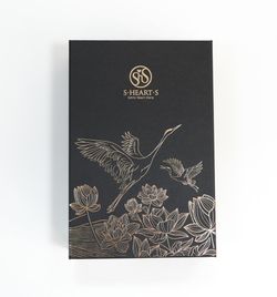 S-HEART-S Подарочный набор с расческой PREMIUM и чехлом (красный)