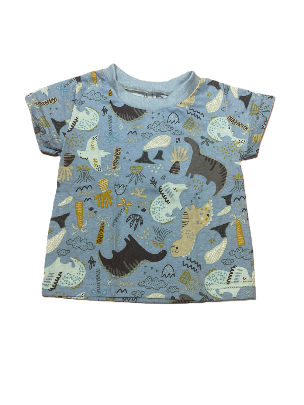 Футболка на мальчика из кулирки (100% хлопок) на рост 68 см