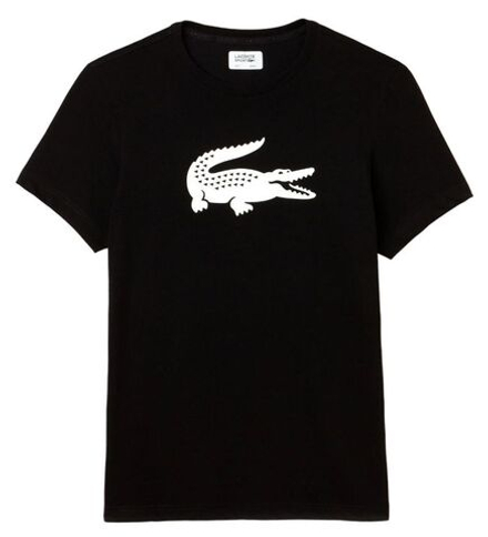 Детская теннисная футболка Lacoste Boys SPORT Tennis Technical Jersey Oversized Croc T-Shirt - black - Black
