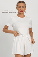 Костюм для дома Шелк вискозы (молочный) К14497-52М LT Collection