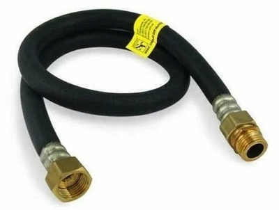 Шланг газовый 0,87 м ГИГАНТ резина 3/4" гайка-штуцер, 16 мм (черный)