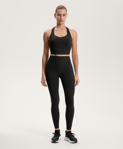 Oysho Топ с открытой спиной, черный