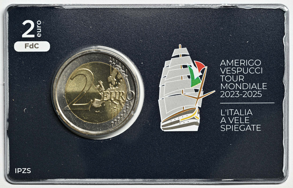 ИТАЛИЯ, 2025, 2 ЕВРО [БИМЕТАЛЛ]