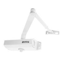 Доводчик дверной Фабрика Замков до 25-45 кг белый