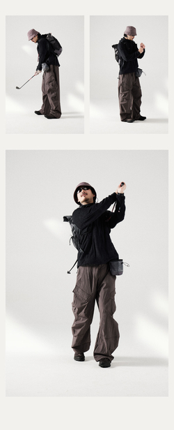 Брюки Nothomme Blue Outdoor Water Repellent Adjustable drawstring Pants