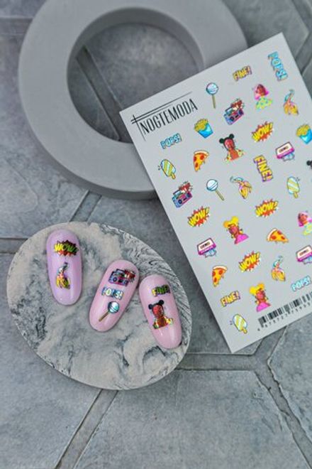 Nogtemoda Слайдер дизайн Combi CF045