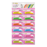 Нож канцелярский Basir для бумаги, 6-ти цветные, 12 шт