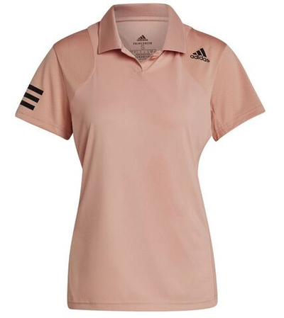 Женское поло Adidas Club Polo W - ambient blush/black