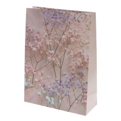 GAEM Пакет подарочный (бумага 210г/м2, блок микс 12шт), L30 W12 H41,5 см, 4в.