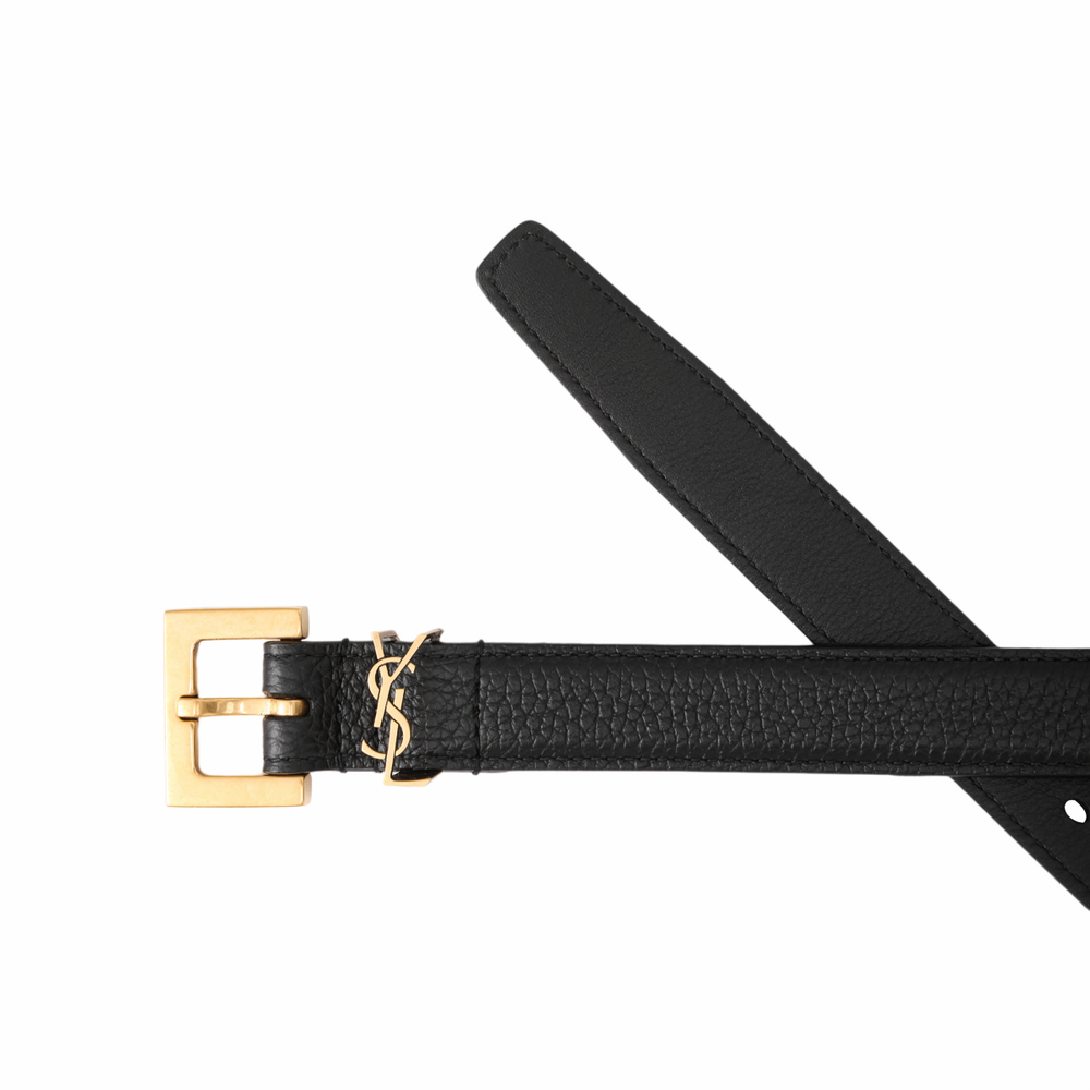 Пояс SAINT LAURENT MONOGRAM 2cm#, 554465DTI0W1000