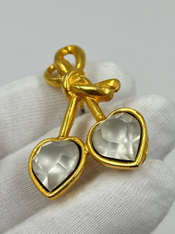 Брошь пин с сердечками Sonia Rykiel