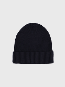 Шапка Tommy Hilfiger Cotton-Cashmere Blend Black