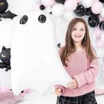 Шар-фигура, фольга, "Привидение" (PartyDeco), 27"/68 см х 19"/48 см, инд. уп. (БГ-27)