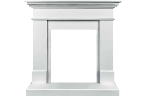 Каминокомплект California SFT (Разборный) - Белый с очагом Fobos FX Brass