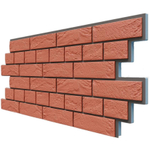 Панель фасадная Доломит Венецианский кирпич красный 925х438 мм