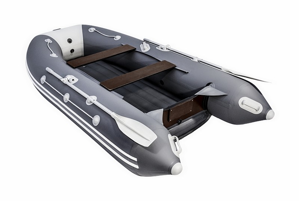 Лодка ПВХ Таймень LX 3200 НДНД Графит/светло-серый