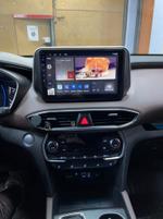 Магнитола для Hyundai Santa Fe 4 2018-2020 - FarCar S400-TS18 монитор 10.36" QLED на Android 14, CarPlay, 4G SIM-слот