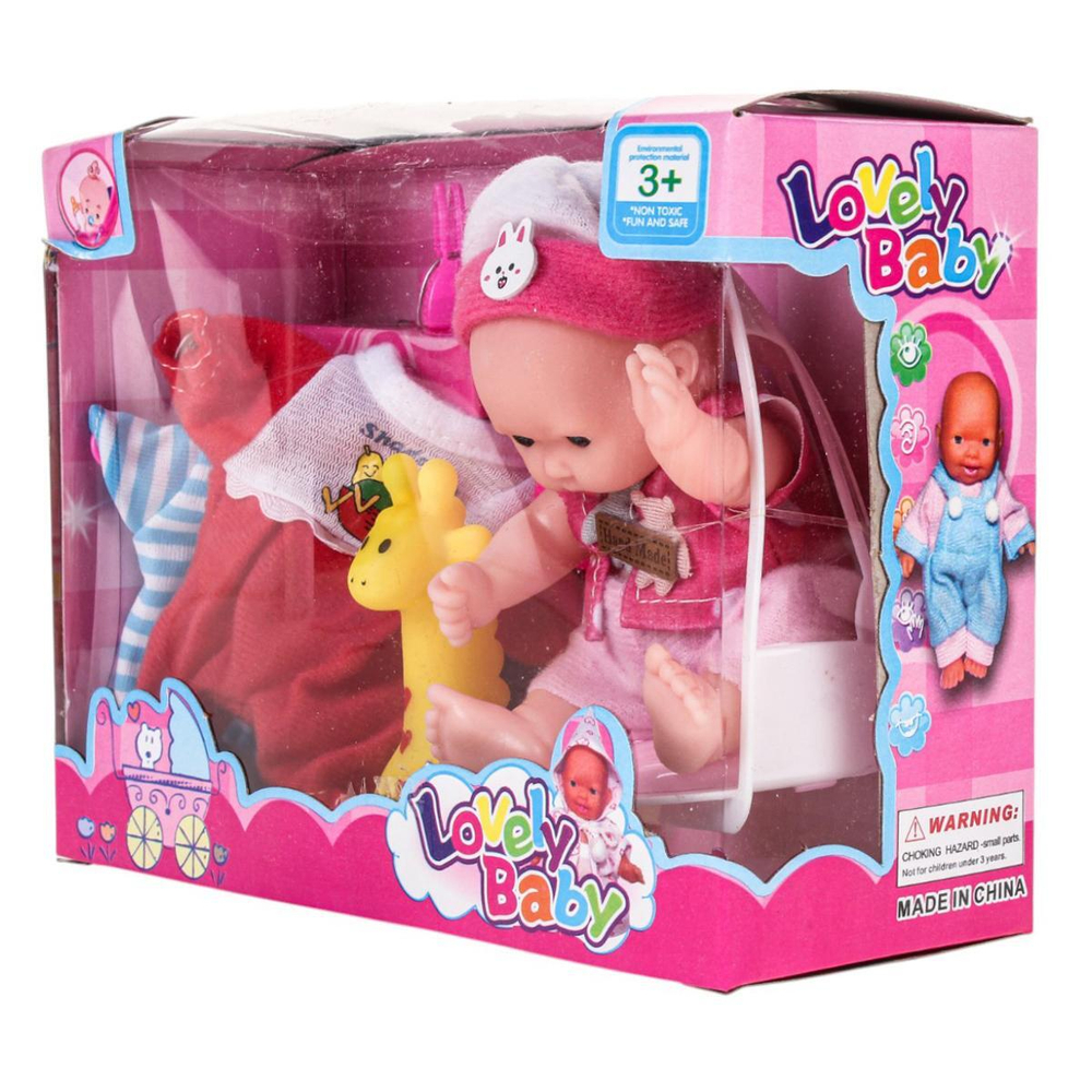 Пупс с аксесс., коробка YD343