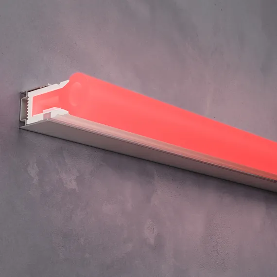 Гибкий неон 1708 24В 9,6Вт/м Красный IP67 5м Led Strip 200501