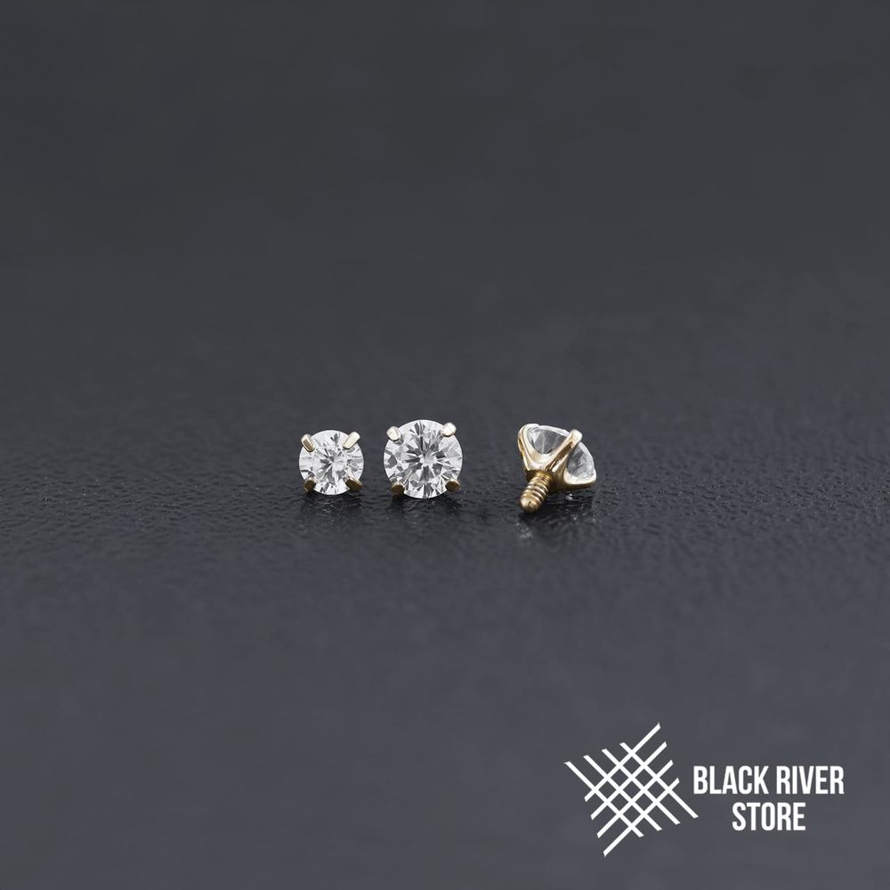 Cubic Zirconia v.2 Crystal PVD Yellow