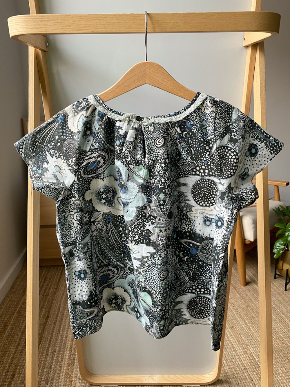 Хлопковая блузка Bonpoint, 128