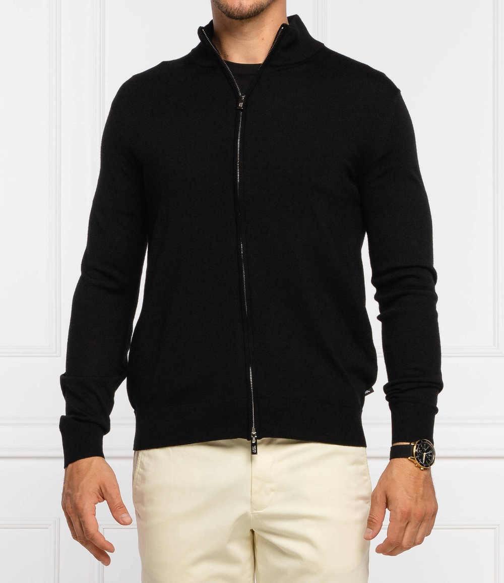 Хлопковый свитер Emporio Armani - черный(8N1MUZ 1MJXZ)