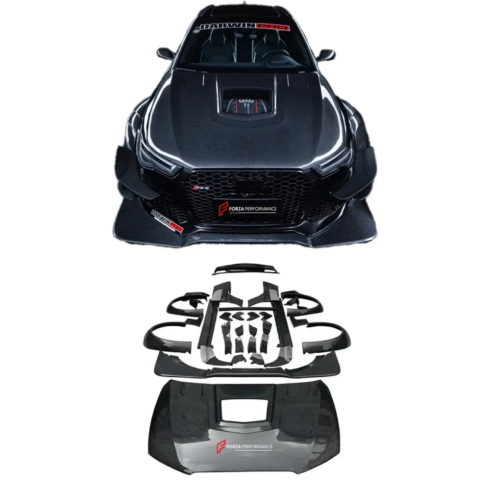 Широчайший карбоновый обвес для AUDI RS6 C7 AVANT 2014 - 2018 Ауди