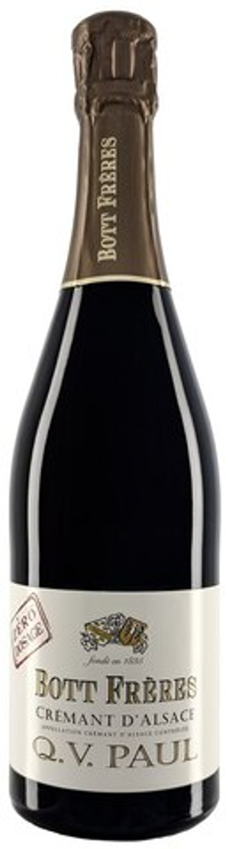 Вино игристое Ботт Фререс КРЕМАН Д’ЭЛЬЗАС К.В.Пауль Зеро Дозаж