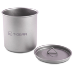Кружкa с крышкой титановая T-Gear Titanium Mug With Lid 400