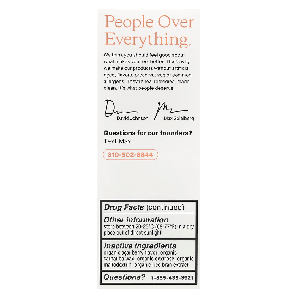 Genexa, Cold Crush®, органические средства от простуды и кашля без сонливости, органические ягоды асаи, 60 жевательных таблеток