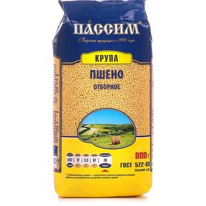 ПШЕНО ОТБОРНОЕ ПАССИМ 800ГР