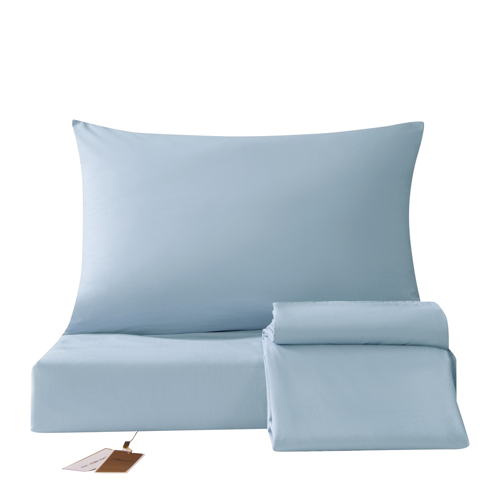 Комплект постельного белья Однотонный Сатин на резинке CSR058