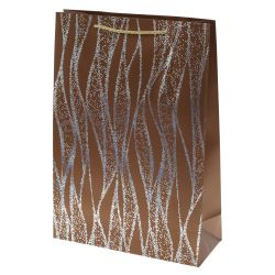 GAEM Пакет подарочный (бумага 210г/м2, блок 12шт), L31 W12 H44 см, 4в.