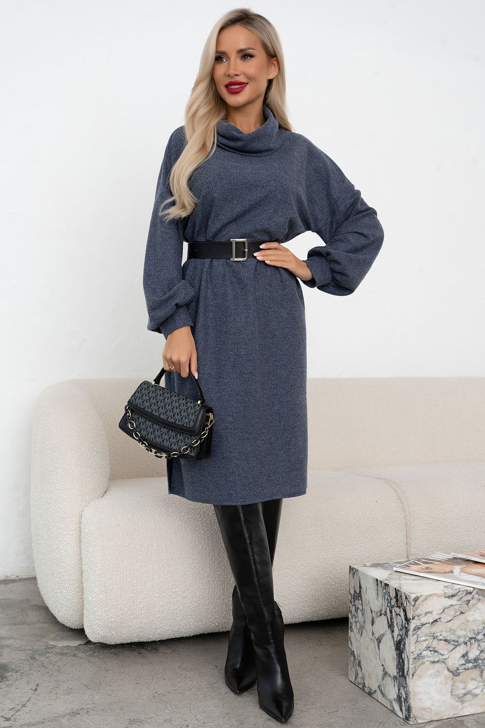 Платье Демия (деним)-52р-р Р11-1223/2 Nikol