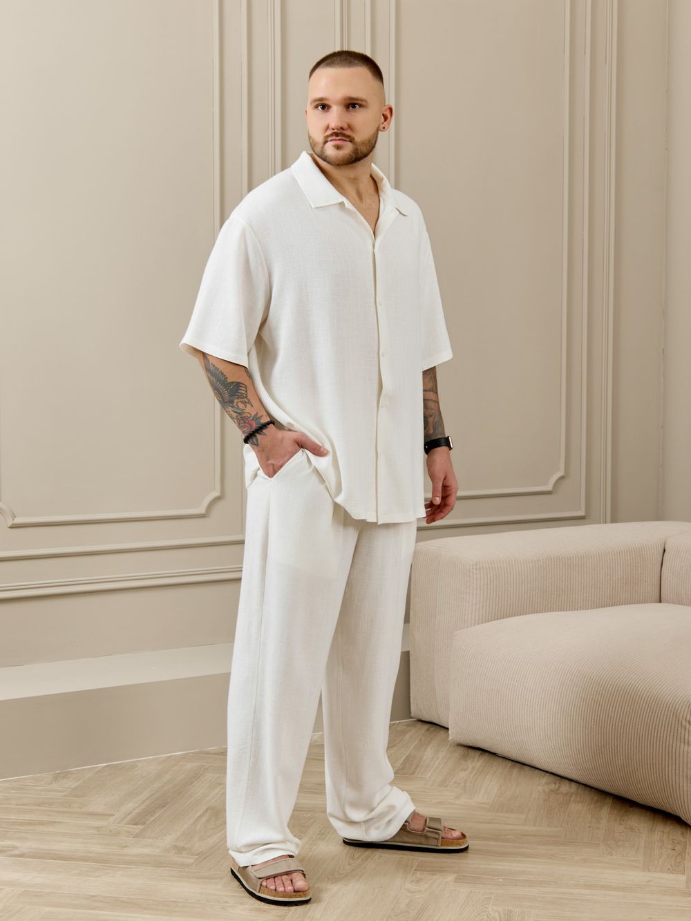 Брюки мужские Линкольн-3 Виотекс БЕЛЫЙ