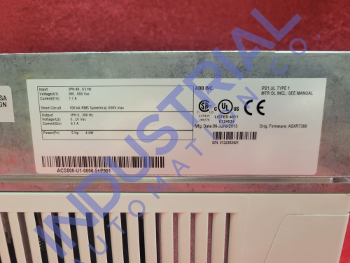 ACS800-U1-0006-5+P901